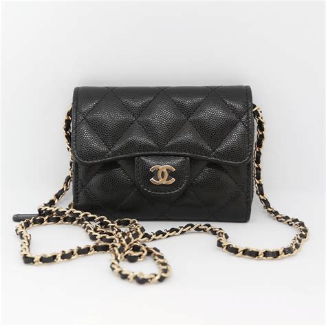 chanel mini wallet bag|Chanel small wallet price.